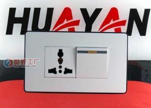 供應(yīng)二位多功能插座墻壁開關(guān) 暗裝面板的電工電氣優(yōu)選方案
